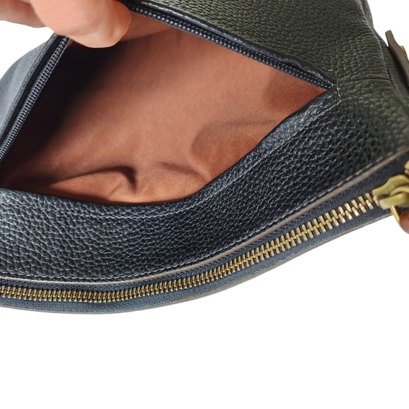 FOSSIL crossbody leather purse black - Picture 7 of 16